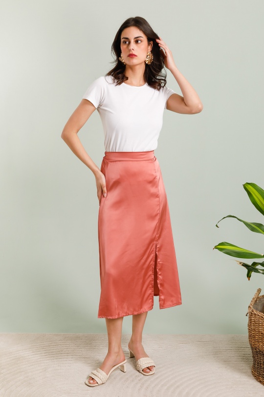 Jupes Femme Rose COPPEROSE 8223 Efashion Paris