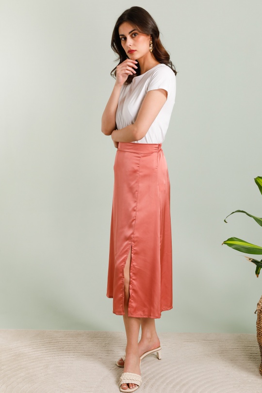 Jupes Femme Rose COPPEROSE 8223 Efashion Paris