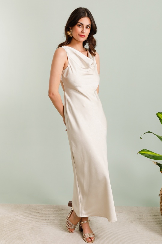 Robes longues Femme Rose COPPEROSE PS9217S Efashion Paris