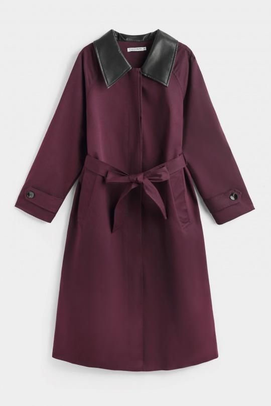 Trenchs Femme Bordeaux COPPEROSE AZ1550 Efashion Paris
