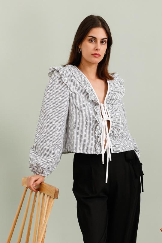 Tops Women Black COPPEROSE PS9186 Efashion Paris