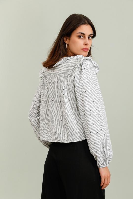 Tops Women Black COPPEROSE PS9186 Efashion Paris