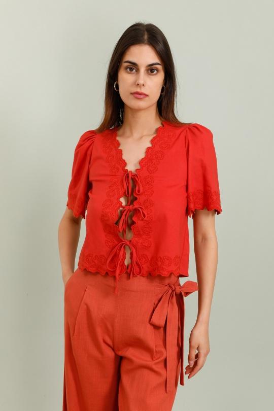 Tops Women Rust COPPEROSE PS9290S Efashion Paris