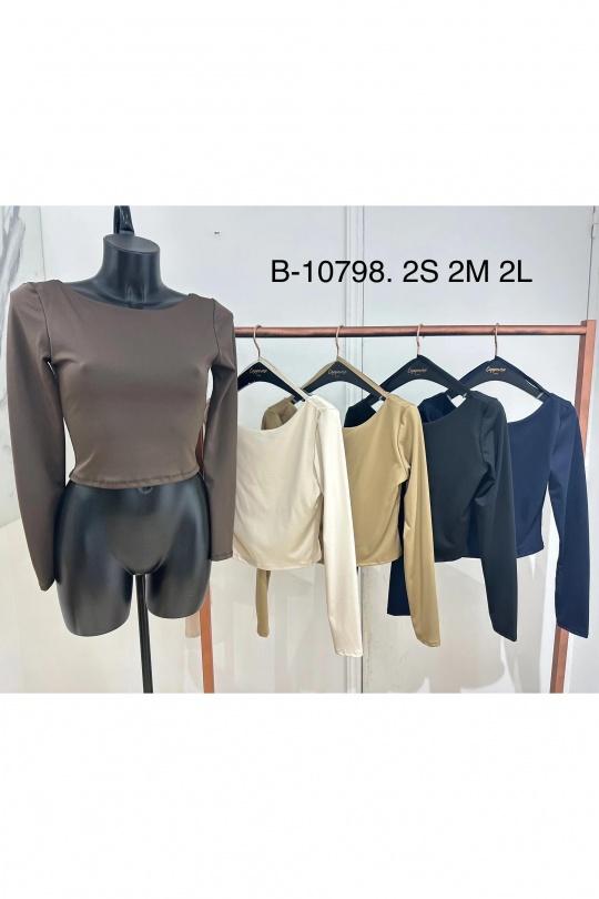 Top Donna Navy blue COPPEROSE B-10798 Efashion Paris