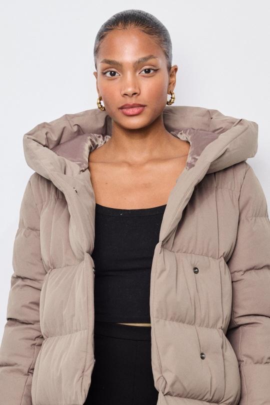 Doudounes Femme Taupe COPPEROSE FC7621 Efashion Paris