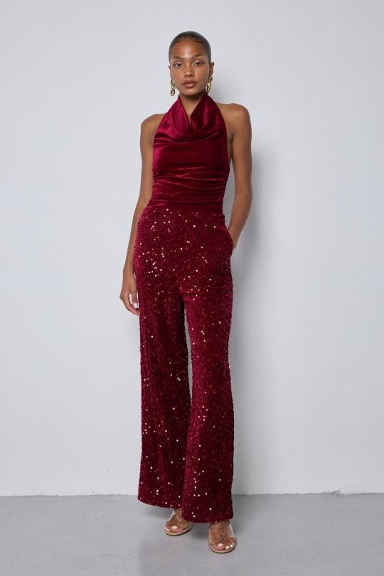 Combinaisons Femme Bordeaux COPPEROSE AZ1590 Efashion Paris