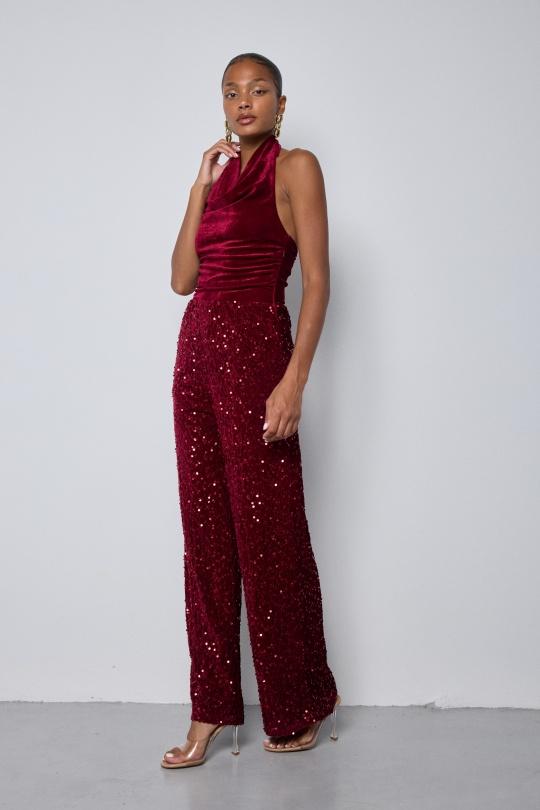 Combinaisons Femme Bordeaux COPPEROSE AZ1590 Efashion Paris