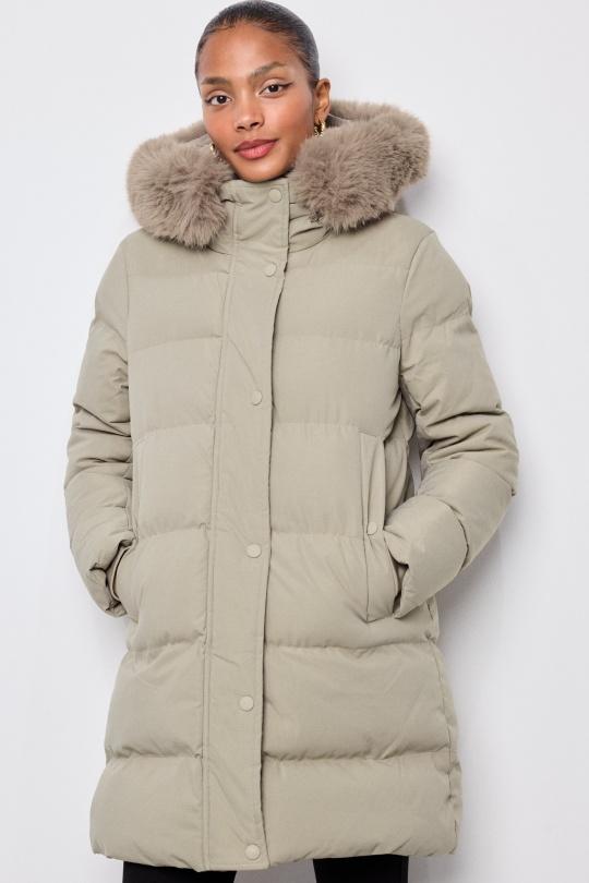 Doudounes Femme Taupe COPPEROSE FC7630 Efashion Paris