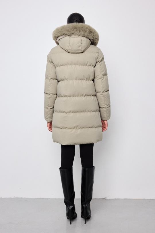 Doudounes Femme Taupe COPPEROSE FC7630 Efashion Paris