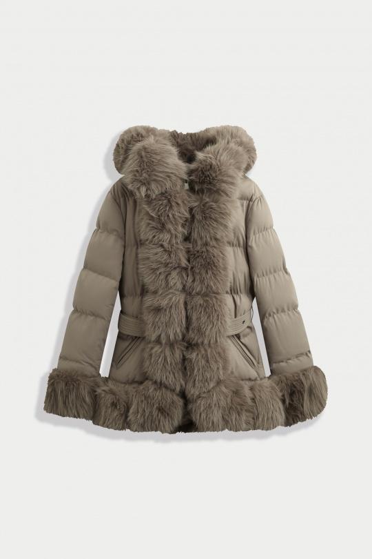 Doudounes Femme Noir/Beige COPPEROSE FC7607 Efashion Paris