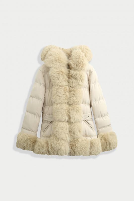 Doudounes Femme Noir/Beige COPPEROSE FC7607 Efashion Paris