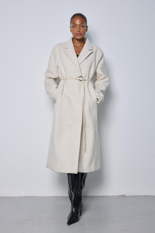 Manteaux Femme Beige COPPEROSE OX9101 Efashion Paris