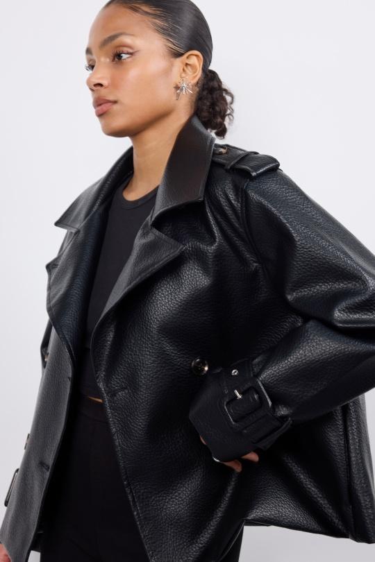 Vestes  Femme Noir COPPEROSE OX9096 Efashion Paris