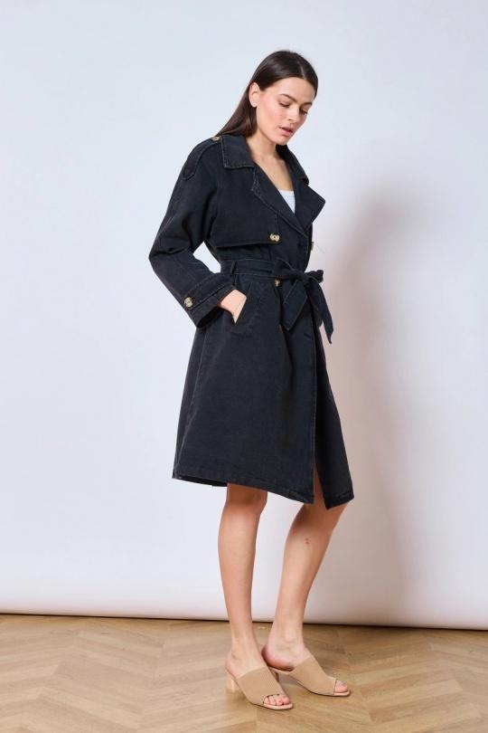 Trenchs Femme Bleu COPPEROSE OX9073 Efashion Paris