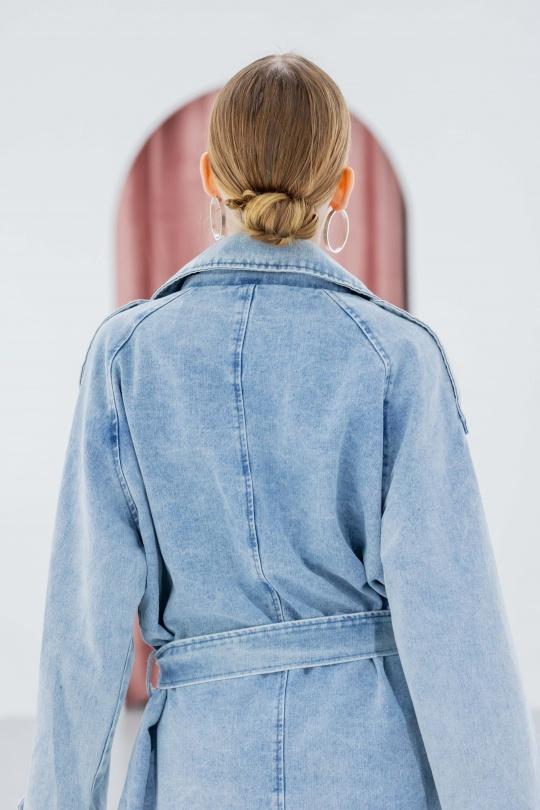 Trenchs Femme Bleu COPPEROSE OX9073 Efashion Paris