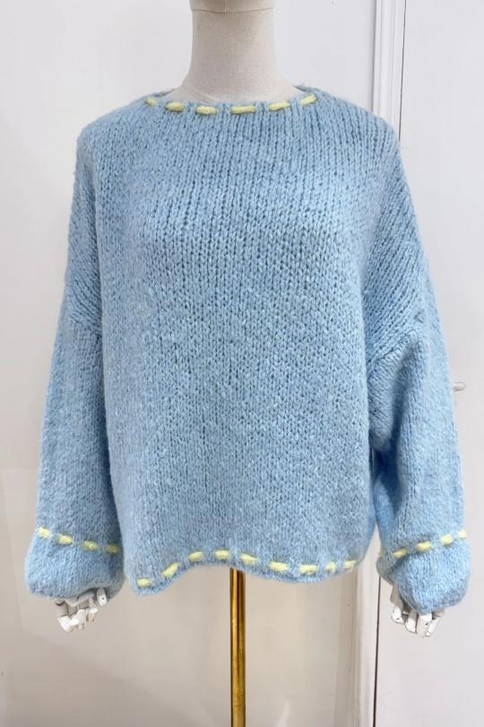 Pulls Femme Beige COPPEROSE H-25319 Efashion Paris