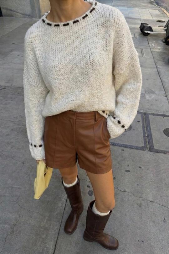 Pulls Femme Beige COPPEROSE H-25319 Efashion Paris