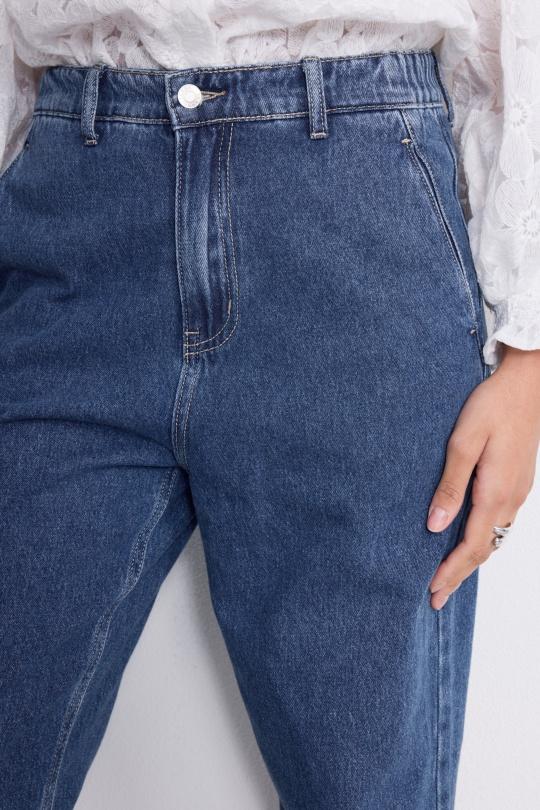 Jeans Femme Bleu foncé COPPEROSE ZR-9029 Efashion Paris