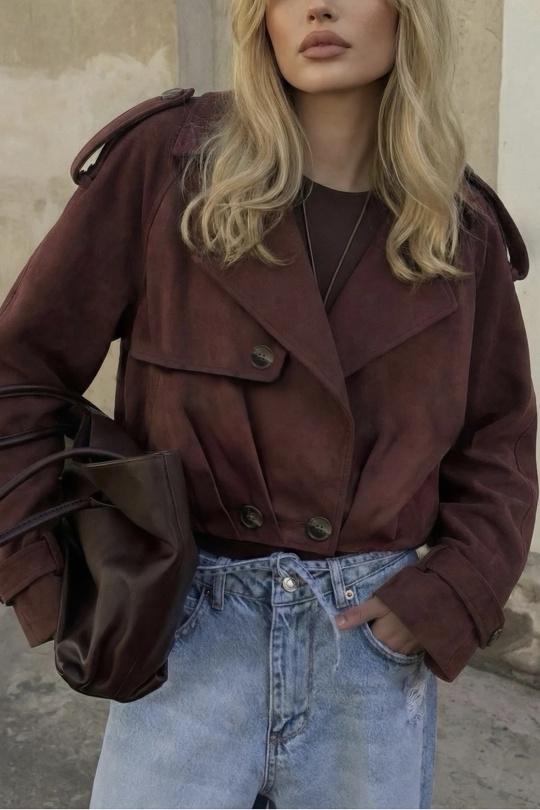 Vestes  Femme Kaki COPPEROSE CV2210 Efashion Paris