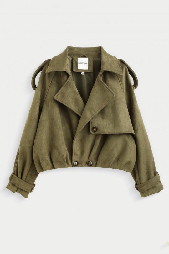 Vestes  Femme Kaki COPPEROSE CV2210 Efashion Paris