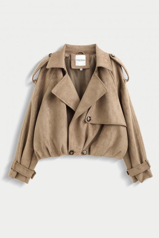 Vestes  Femme Kaki COPPEROSE CV2210 Efashion Paris