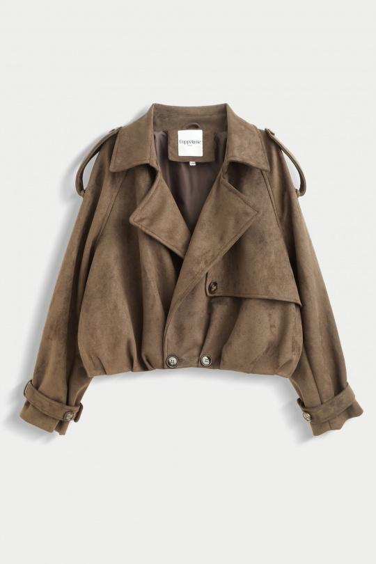 Vestes  Femme Kaki COPPEROSE CV2210 Efashion Paris