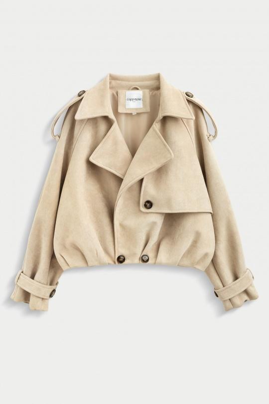 Vestes  Femme Kaki COPPEROSE CV2210 Efashion Paris