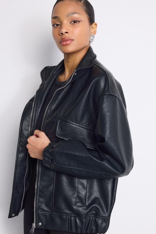 Vestes  Femme Noir COPPEROSE CV2179 Efashion Paris