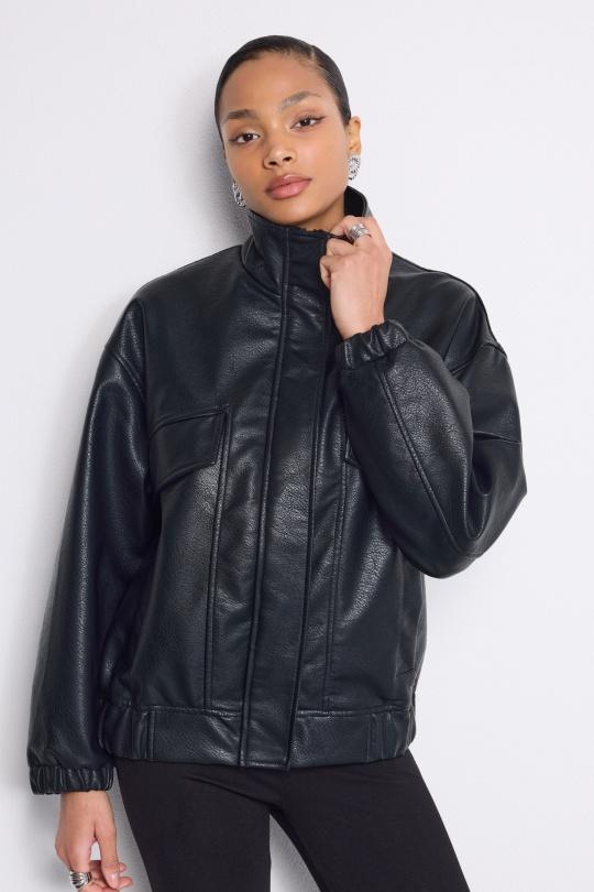 Vestes  Femme Noir COPPEROSE CV2179 Efashion Paris