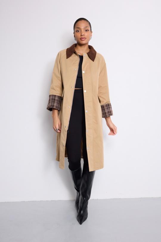 Trenchs Femme Camel COPPEROSE AZ1565 Efashion Paris