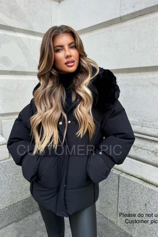 Doudounes Femme Noir COPPEROSE AD6110 Efashion Paris