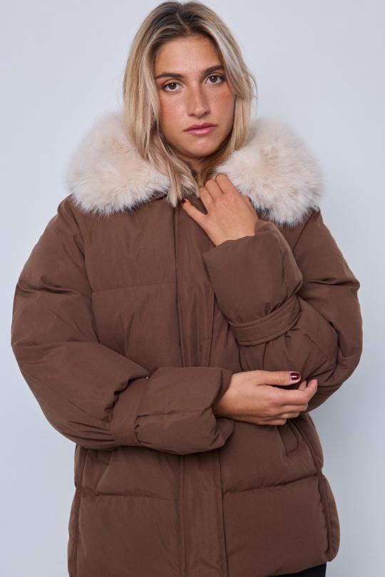 Doudounes Femme Noir COPPEROSE AD6110 Efashion Paris