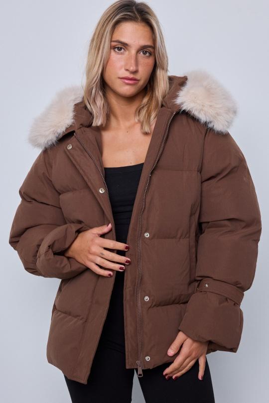 Doudounes Femme Noir COPPEROSE AD6110 Efashion Paris