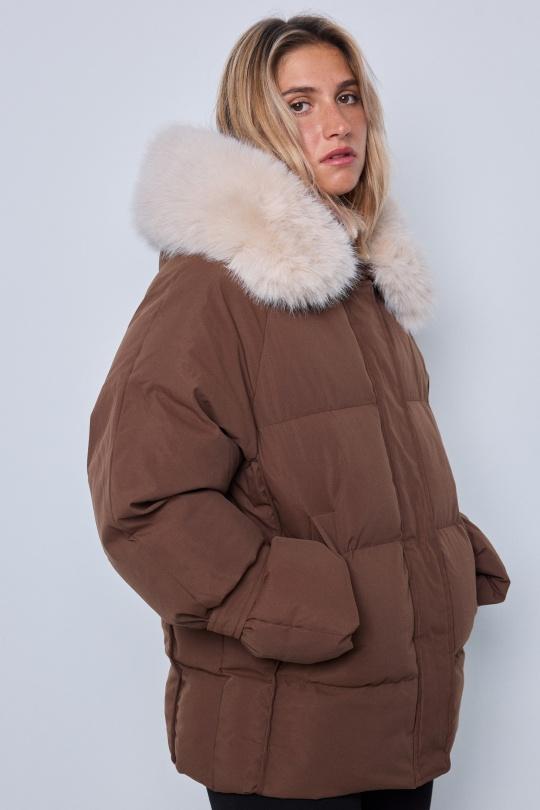 Doudounes Femme Noir COPPEROSE AD6110 Efashion Paris