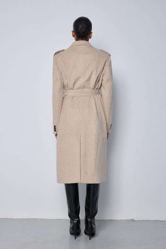 Manteaux Femme Beige COPPEROSE HK3017 Efashion Paris