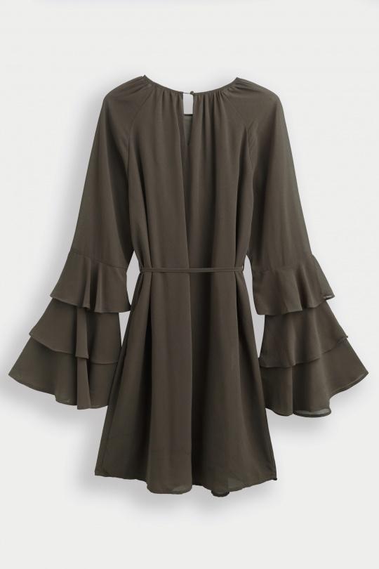 Robes courtes Femme Rouille COPPEROSE PS9359 Efashion Paris