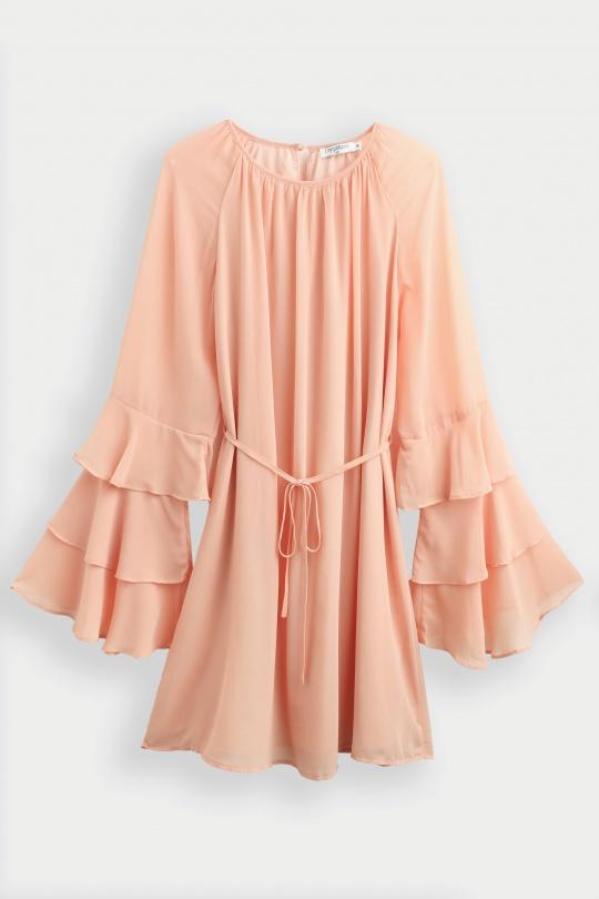 Robes courtes Femme Rouille COPPEROSE PS9359 Efashion Paris