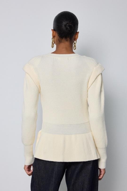 Pulls Femme Ivoire COPPEROSE QT91048 Efashion Paris