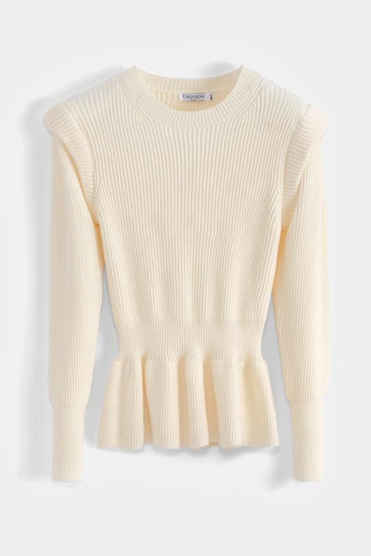 Pulls Femme Ivoire COPPEROSE QT91048 Efashion Paris