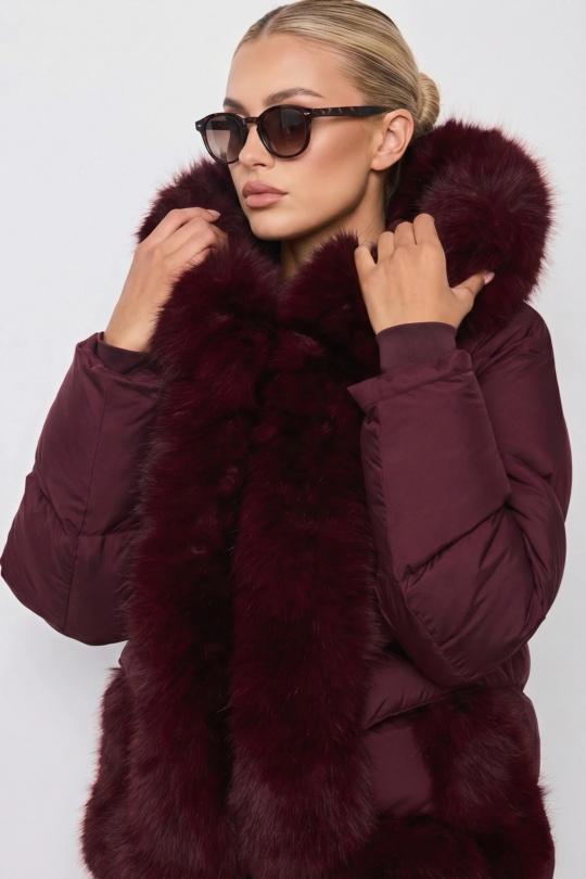 Doudounes Femme Bordeaux COPPEROSE FC7639 Efashion Paris