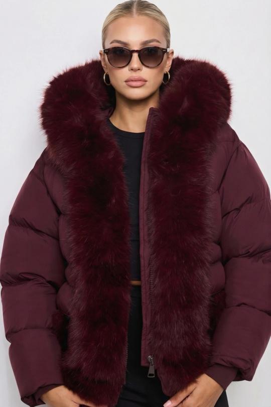 Doudounes Femme Bordeaux COPPEROSE FC7639 Efashion Paris