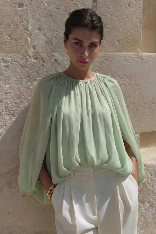 Tops Femme Vert COPPEROSE PS9380 Efashion Paris