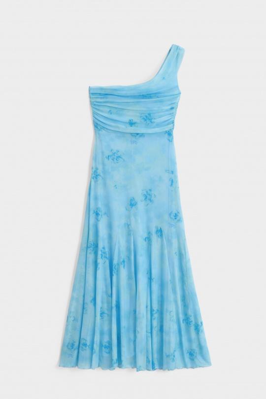 Robes longues Femme Bleu COPPEROSE AZ1615 Efashion Paris