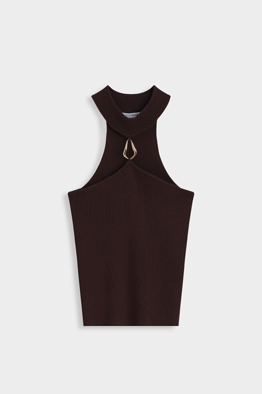 Tops Femme Marron COPPEROSE QT91054 Efashion Paris