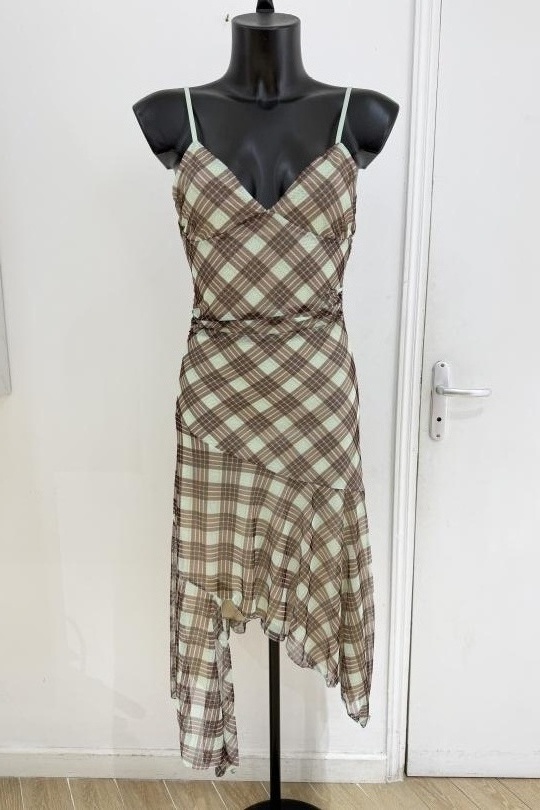 Robes mi-longues Femme Bleu COPPEROSE A13381 Efashion Paris