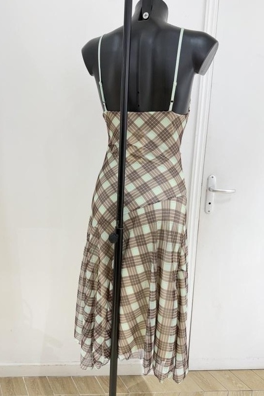 Robes mi-longues Femme Bleu COPPEROSE A13381 Efashion Paris