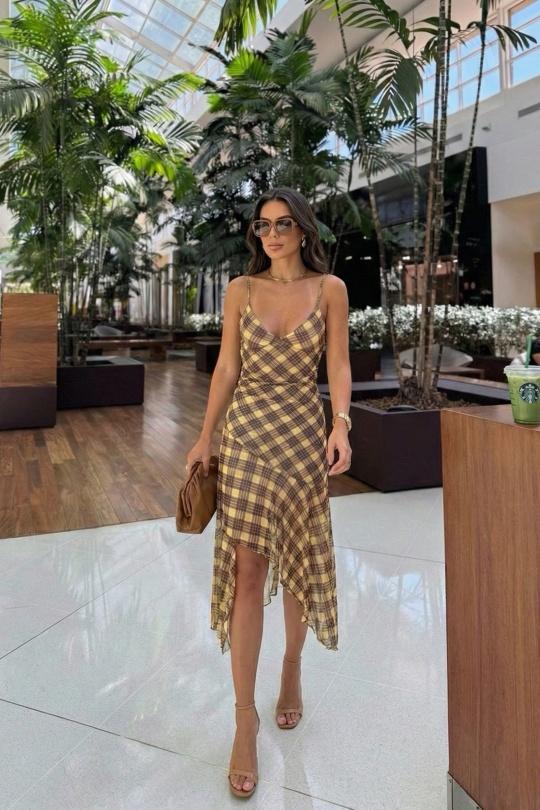 Robes mi-longues Femme Bleu COPPEROSE A13381 Efashion Paris