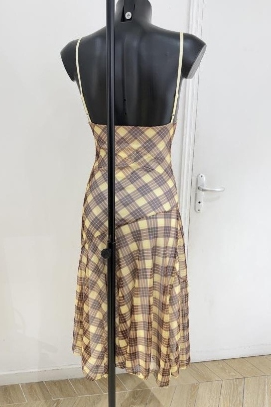 Robes mi-longues Femme Bleu COPPEROSE A13381 Efashion Paris