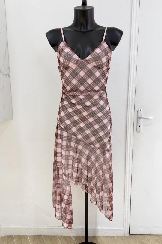 Robes mi-longues Femme Bleu COPPEROSE A13381 Efashion Paris