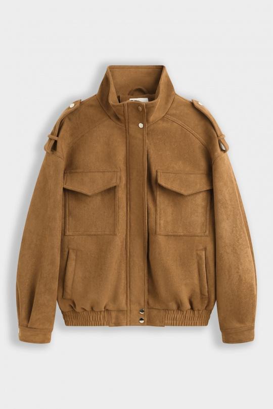 Vestes  Femme Kaki COPPEROSE CV2211 Efashion Paris